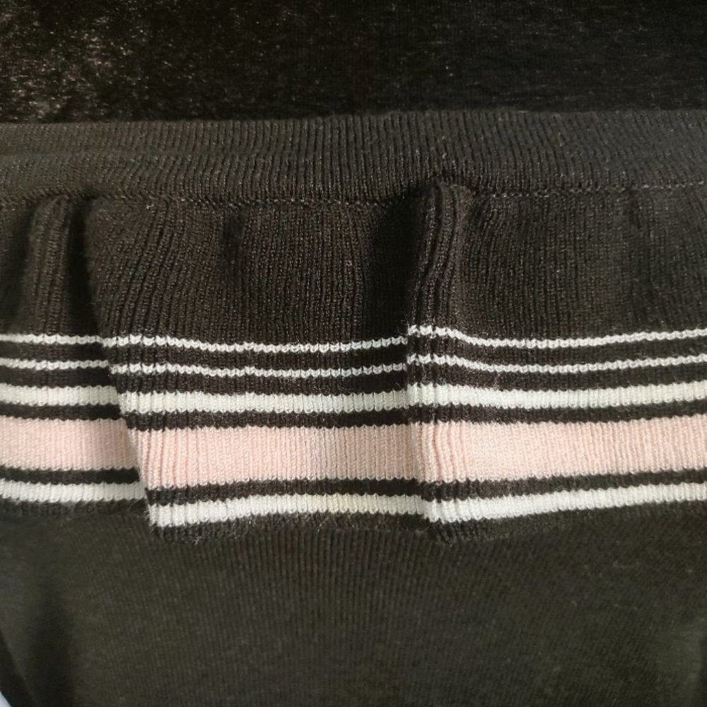 H&M Black Off the Shoulder Neck Pullover Sweater Women's Size Large - Picture 9 of 9
